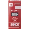 Senco 18 Ga. X 2-1/8 in. L Galvanized Steel Brad Nails 5000 pk