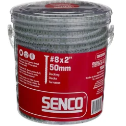 Senco DuraSpin No. 8 X 2 in. L Square Coarse Collated Wood Screws 1000 pk