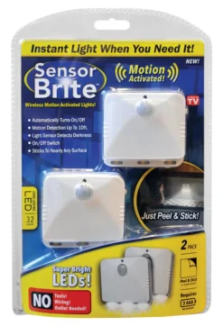 Sensor Brite As Seen On TV Automatic Battery Powered LED Night Light w/Sensor
