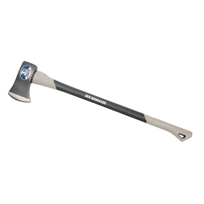 Seymour S400 Jobsite 3.5 lb Single Bit Michigan Axe 36 in. Fiberglass Handle