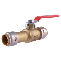 Shark Bite Brass Push Fit Ball Valve 3/4 in.