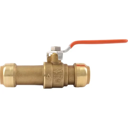 Shark Bite Brass Push Fit Ball Valve 3/4 in.