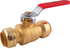 SharkBite 1/2 in. Brass Push Fit Ball Valve Lever For Potable Water
