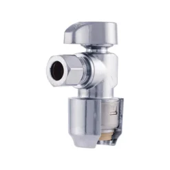 SharkBite 1/2 in. Compression X 3/8 in. Compression Brass Angle Stop Valve