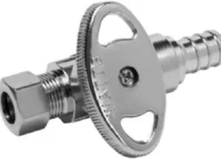 SharkBite 1/2 in. Crimp X 3/8 in. PEX Brass Straight Valve