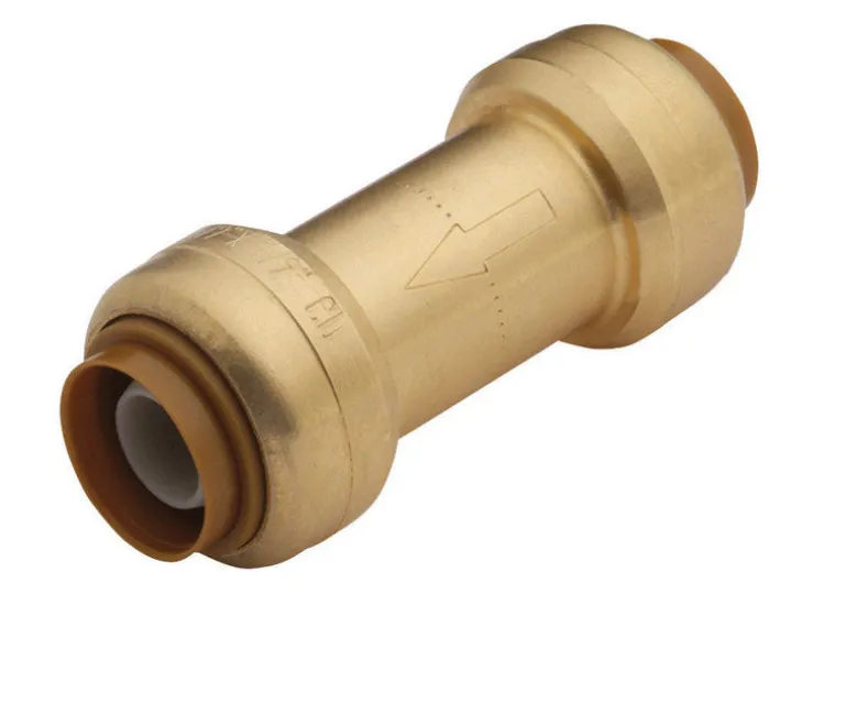 SharkBite 1/2 in. D X 1/2 in. D Brass Spring Loaded Check Valve
