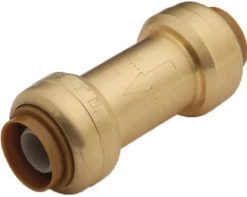 SharkBite 1/2 in. D X 1/2 in. D Brass Spring Loaded Check Valve