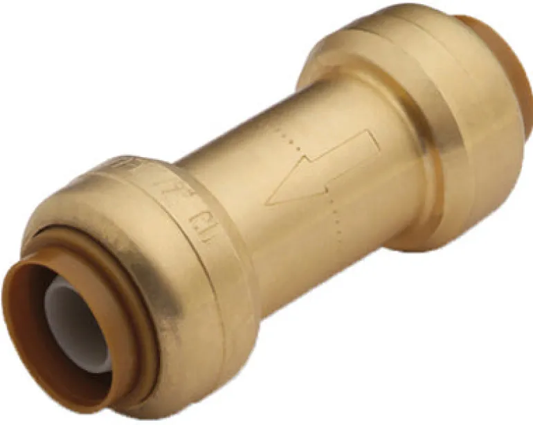 SharkBite 1/2 in. D X 1/2 in. D Brass Spring Loaded Check Valve