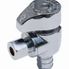 SharkBite 1/2 in. PEX Barb Compression Brass Quarter Turn Angle Stop Valve