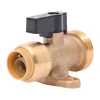 SharkBite 3/4 in. PTC X 1/2 in. MHT Brass Washing Machine Valve