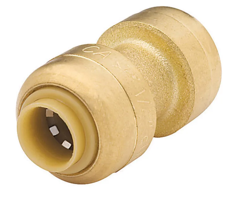SharkBite 1/4 in. Push X 1/4 in. D Push Brass Coupling