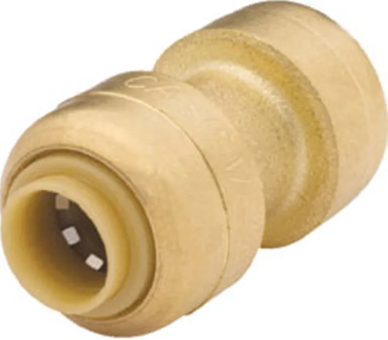 SharkBite 1/4 in. Push X 1/4 in. D Push Brass Coupling