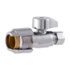 SharkBite 1/2 in. Push X 3/8 in. Compression Brass Straight Stop Valve