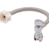 SharkBite Click Seal 1/2 in. Push X 7/8 in. D Ballcock 12 in. Brass Toilet Connector