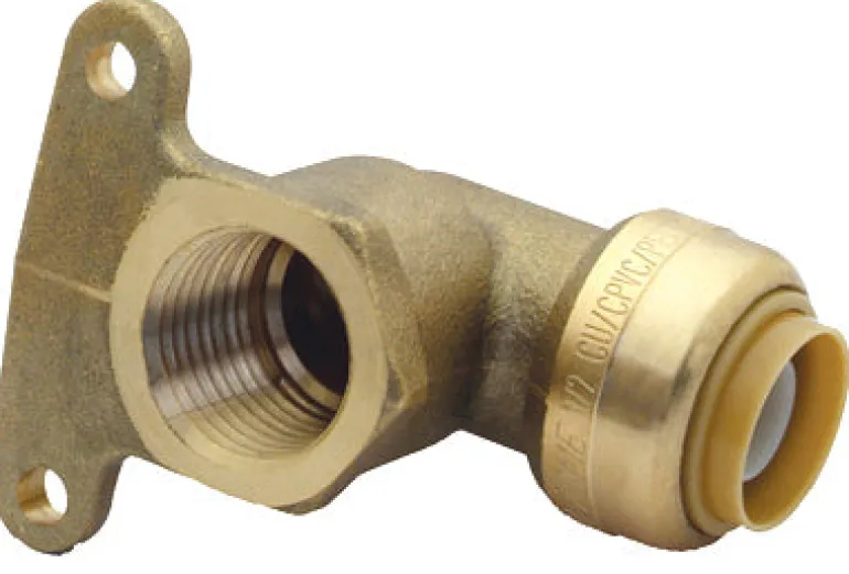 SharkBite Push to Connect 1/2 in. Push X 1/2 in. D FPT Brass Elbow