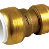 SharkBite Push to Connect 3/4 in. IPS in. X 3/4 in. D CTS Brass Coupling
