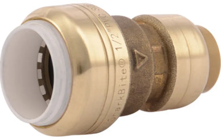 SharkBite Push to Connect 1/2 in. IPS X 1/2 in. D CTS Brass Coupling