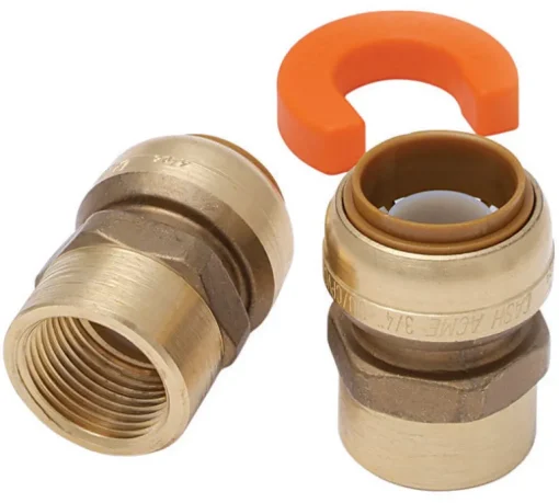 SharkBite Push to Connect 3/4 in. 3/4 in. D Brass Connector