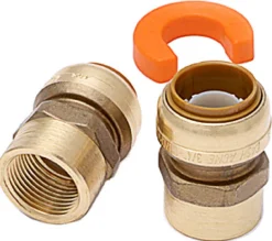 SharkBite Push to Connect 3/4 in. 3/4 in. D Brass Connector