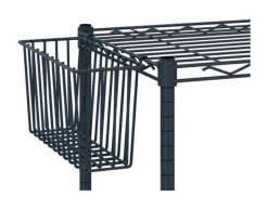 SHELF BASKT BLK 13.4X5X7