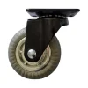 Shepherd Hardware 4 in. D Swivel Soft Rubber Caster 220 lb 1 pk