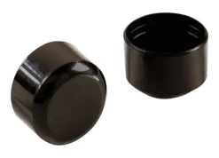 Shepherd Hardware Plastic Leg Tip Black Round 4 pk