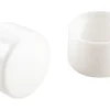 Shepherd Plastic Leg Tip White Round 1 in. W 4 pk (Pack of 6)
