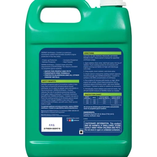Sierra Concentrated Antifreeze or Coolant 128 oz. (Pack of 6)