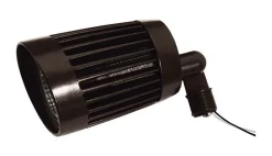 Sigma Electric Switch Controlled LED Bronze Outdoor Floodlight Hardwired