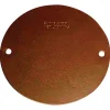 Sigma Engineered Solutions Round Stamped Steel 4.13 in. H X 4.13 in. W Flat Box Cover