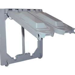 Sigma Engineered Solutions Square Die-Cast Metal 2 gang 4.75 in. H X 4.75 in. W Universal Cover