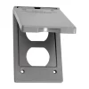 Sigma Engineered Solutions Rectangle Die-Cast Metal 1 gang 4.57 in. H X 2.83 in. W Vertical Duplex C