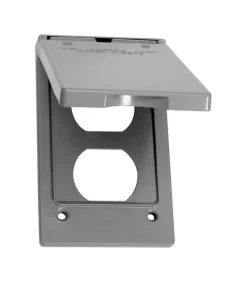 Sigma Engineered Solutions Rectangle Die-Cast Metal 1 gang 4.57 in. H X 2.83 in. W Vertical Duplex C