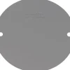 Sigma Engineered Solutions Round Stamped Steel 4.13 in. H X 4.13 in. W Flat Box Cover