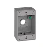 Sigma Engineered Solutions New Work 18.3 cu in Rectangle Metallic 1 gang Weatherproof Box Gray