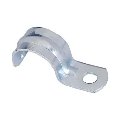 Sigma Engineered Solutions ProConnex 1/2 in. D Zinc-Plated Steel 1 Hole Strap 100 pk