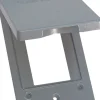 Sigma Engineered Solutions Rectangle Die-Cast Metal 1 gang 4.57 in. H X 2.83 in. W Vertical GFCI Cov
