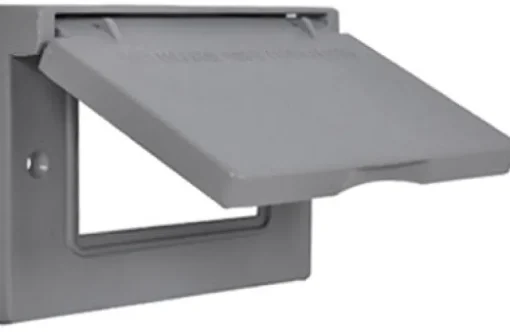 Sigma Engineered Solutions Rectangle Die-Cast Metal 1 gang 2.83 in. H X 4.57 in. W Horizontal GFCI C