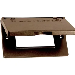 Sigma Engineered Solutions Rectangle Die-Cast Metal 1 gang 2.83 in. H X 4.57 in. W Horizontal GFCI C