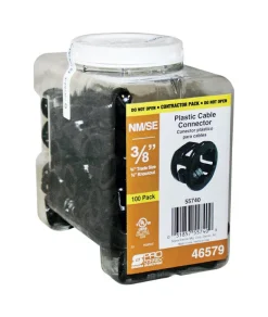 Sigma Engineered Solutions ProConnex NM Cable Cable Connector 1/2 in. D 100 pk