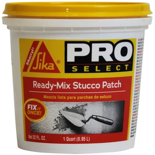 Sika Corporation Off-White Mild Odor Ready-Mixed Acrylic-Based Sanded Stucco Patch 1 qt.