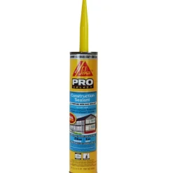 Sika Pro Select Aluminum Gray Polyurethane Construction Caulk Sealant 10.1 oz. (Pack of 12)