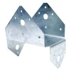 Simpson Strong-Tie 18 ga. Galvanized Steel Half Base 2.5 H x 5.5 W in.