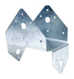 Simpson Strong-Tie 18 ga. Galvanized Steel Half Base 2.5 H x 5.5 W in.