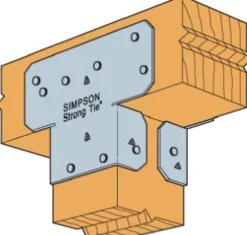 Simpson Strong-Tie 6.5 in. H X 1.5 in. W 18 Ga. Galvanized Steel End Post Cap