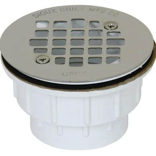 Sioux Chief 2 in. D PVC Shower Drain