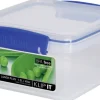 Sistema 1517 11.8 Oz Clear Rectangular Klip It Split Food Container