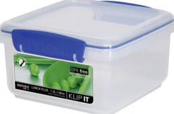 Sistema 1650 40 Oz Clear Rectangular Klip It Food Storage Container