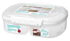 Sistema Bake It 21.3 oz Clear Toppings Container 1 pk