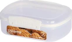 Sistema 1220zs 2.9 Cups Clear Rectangular Bakery Storage Container